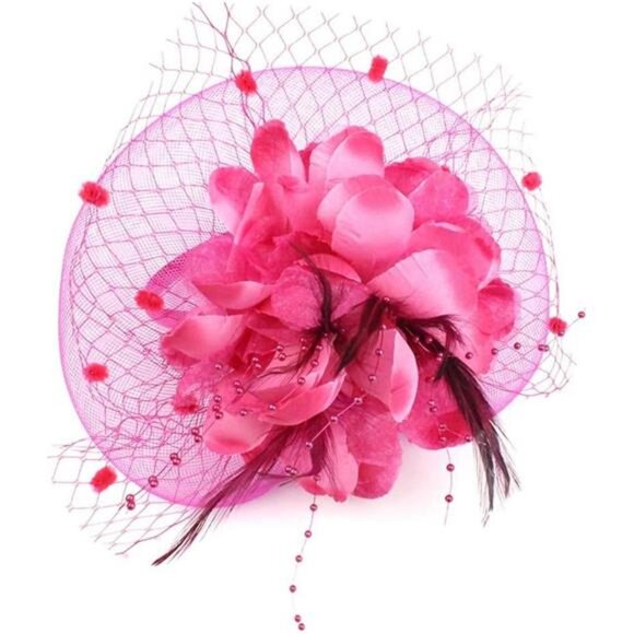 Accessories - Fascinators Hat for Women Tea Party Headpiece Wedding Cocktail Flower
